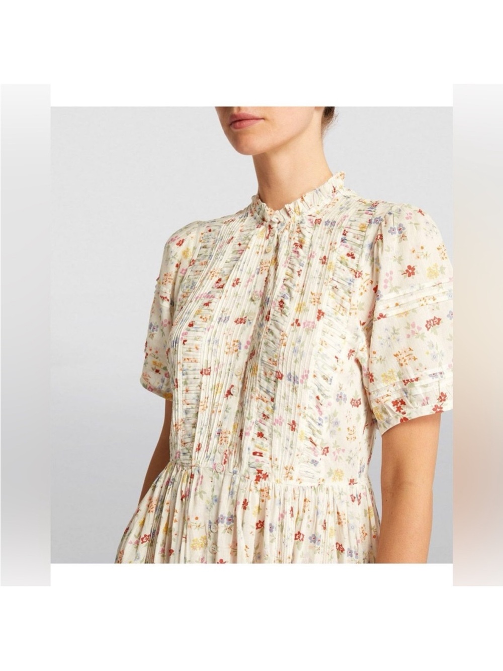 RARE Doen Hathaway Dress in Spring Boquet Floral (XS), 100% organic cotton - Picture 5 of 11